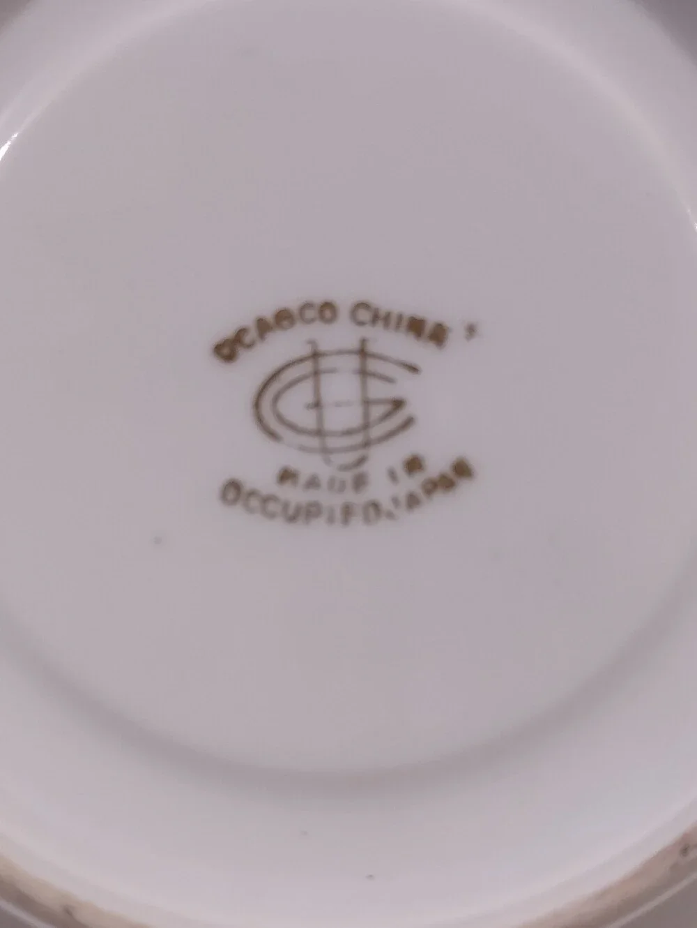 Vintage Ucagco Saucer Occupied Japan Era
